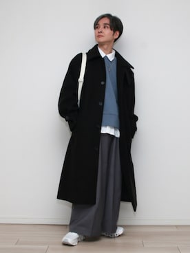 「Java（ジャバ）のアイテム（トップス）」を使った、sndiさん（メンズ・165cm）の冬コーディネート