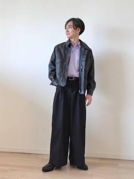 「アイテム（イヤリング）」を使った、sndi1984さん（メンズ・165cm）の秋コーディネート