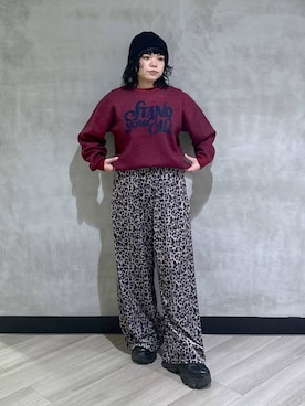 「PBLIM（ページボーイリム）のアイテム（帽子）」を使った、094ripeさん（レディース・156cm）の秋コーディネート