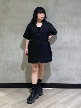 「PAGEBOY（ページボーイ）のアイテム（ジャケット/アウター）」を使った、ぺーさん（レディース・156cm）の春コーディネート