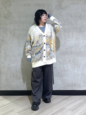 「アイテム（メガネ、その他）」を使った、094ripeさん（レディース・156cm）の秋コーディネート