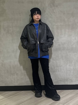 「PAGEBOY（ページボーイ）の【ステンレス素材】ロングボールチェーンネックレス（ネックレス）」を使った、094ripeさん（レディース・156cm）の秋コーディネート