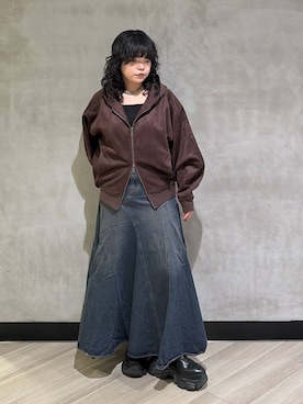 「PAGEBOY（ページボーイ）のアイテム（タンクトップ）」を使った、ぺーさん（レディース・156cm）の秋コーディネート