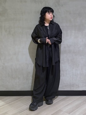 「PAGEBOY（ページボーイ）のアイテム（スラックス）」を使った、ぺーさん（レディース・156cm）の春コーディネート