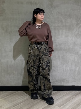 「PAGEBOY（ページボーイ）の【選べる着丈/前後2WAY/マシンウォッシャブル】マルチWAYネックプルオーバー/ニット（ニット/セーター）」を使った、094ripeさん（レディース・156cm）の秋コーディネート