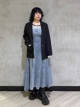 094ripeさん（レディース・156cm）の冬コーディネート