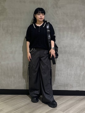 「アイテム（チャーム）」を使った、094ripeさん（レディース・156cm）の秋コーディネート