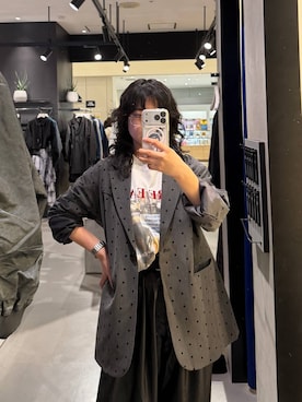 「PAGEBOY（ページボーイ）のアイテム（テーラードジャケット）」を使った、ぺーさん（レディース・156cm）の秋コーディネート