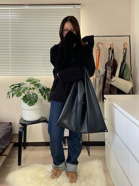 「アイテム（その他トップス）」を使った、yuRiさん（レディース・161cm）の冬コーディネート