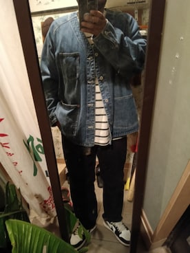 「アイテム（カバーオール）」を使った、gogogo58さん（メンズ・174cm）の秋コーディネート