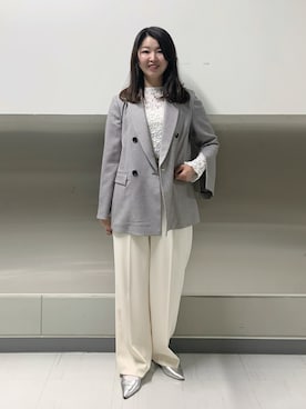 ikeda.sさん（レディース・159cm）の冬コーディネート