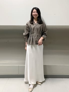 ikeda.sさん（レディース・159cm）の春コーディネート