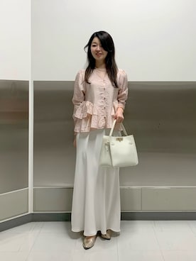 「ナロースカート」｜ikeda.sさん（レディース・159cm）の秋コーディネート