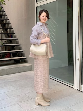 「アイテム（キャミソール）」を使った、ikeda.sさん（レディース・159cm）の秋コーディネート