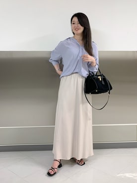 「ナロースカート」｜ikeda.sさん（レディース・159cm）の秋コーディネート