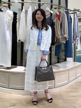 「寒色系」｜ikeda.sさん（レディース・159cm）の春コーディネート