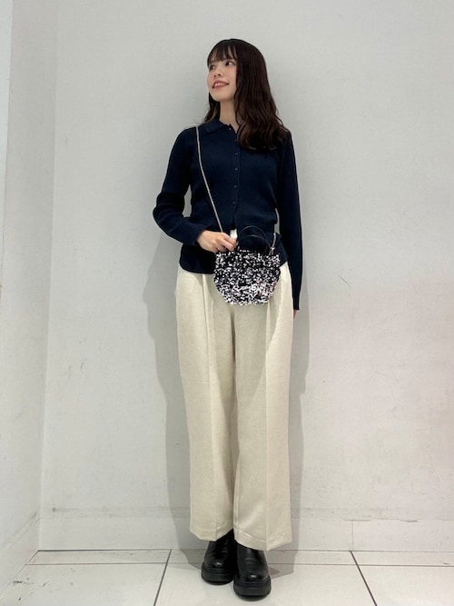 r様ご依頼品 セール】サイドタックポロカーディガン（カーディガン/ボレロ