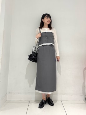 「骨格ナチュラル」｜ななみさん（レディース・169cm）の夏コーディネート