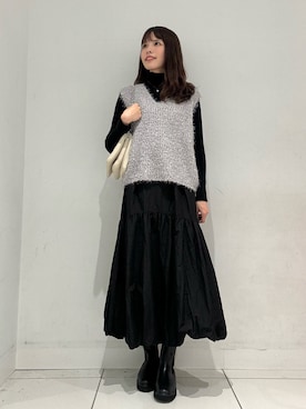 「大人可愛い、秋」｜ななみさん（レディース・169cm）の秋コーディネート