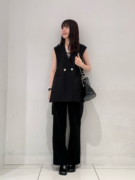 「SENSE OF PLACE by URBAN RESEARCH（センスオブプレイスバイアーバンリサーチ）のアイテム（その他アウター）」を使った、ななみさん（レディース・169cm）の秋コーディネート