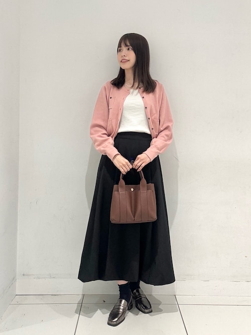 Ans dotsloevner 24ss バルーンスカート サテンタックバルーンスカート