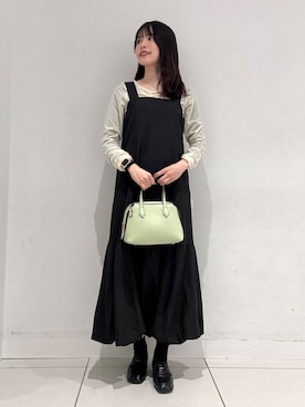 「SENSE OF PLACE by URBAN RESEARCH（センスオブプレイスバイアーバンリサーチ）のコインローファー（ローファー）」を使った、ななみさん（レディース・169cm）の春コーディネート