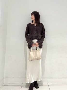 「RODE SKO（ロデスコ）のアイテム」を使った、ななみさん（レディース・169cm）の秋コーディネート