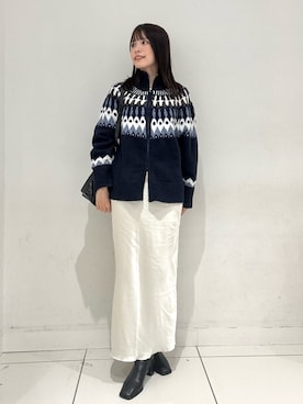 ななみさん（骨格ナチュラル・レディース・169cm）の秋コーディネート