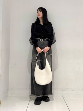 「春先取りコーデ」｜ななみさん（レディース・169cm）の冬コーディネート
