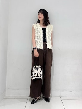 「骨格ナチュラル」｜ななみさん（レディース・169cm）の夏コーディネート