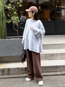 konさん（骨格ナチュラル・レディース・154cm）の秋コーディネート