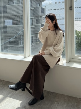 konさん（骨格ナチュラル・レディース・154cm）の秋コーディネート