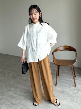 「reca（レカ）のアイテム」を使った、konさん（レディース・154cm）の夏コーディネート