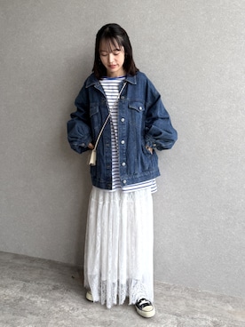 konさん（レディース・154cm）の冬コーディネート