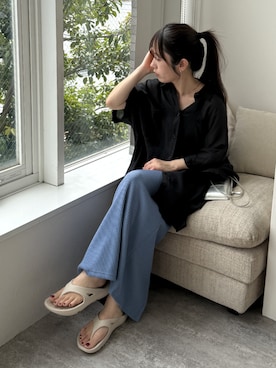 「reca（レカ）のアイテム（スカート）」を使った、konさん（レディース・154cm）の夏コーディネート
