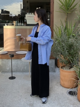 「reca（レカ）のアイテム（ワンピース/ドレス）」を使った、konさん（レディース・154cm）の春コーディネート