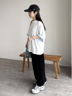「reca（レカ）のアイテム（スカート）」を使った、konさん（レディース・154cm）の夏コーディネート