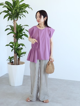 konさん（レディース・154cm）の夏コーディネート