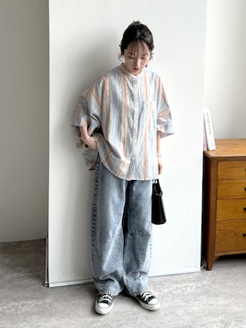 konさん（骨格ナチュラル・レディース・154cm）の夏コーディネート