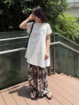 「reca（レカ）のアイテム」を使った、konさん（骨格ナチュラル・レディース・154cm）の夏コーディネート