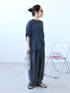 「reca（レカ）のアイテム」を使った、konさん（レディース・154cm）の夏コーディネート