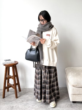 konさん（骨格ナチュラル・レディース・154cm）の秋コーディネート