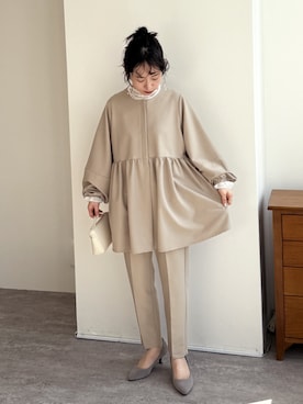 konさん（レディース・154cm）の冬コーディネート