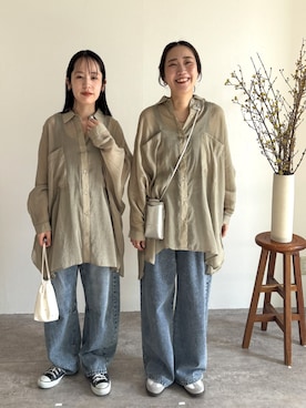 「きれいめコーディネート」｜konさん（レディース・154cm）の春コーディネート