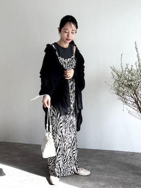 「reca（レカ）のアイテム（ワンピース/ドレス）」を使った、konさん（レディース・154cm）の春コーディネート