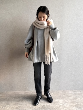 「reca（レカ）のアイテム」を使った、konさん（レディース・154cm）の冬コーディネート