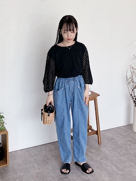 konさん（レディース・153cm）の夏コーディネート