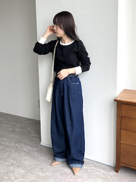 konさん（レディース・154cm）の春コーディネート
