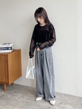 「でにむ」｜konさん（レディース・154cm）の春コーディネート