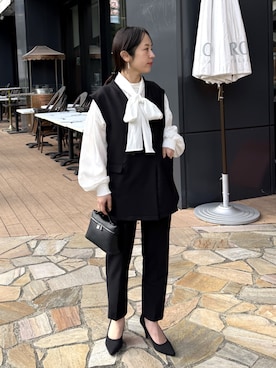 「reca（レカ）のアイテム」を使った、konさん（レディース・154cm）の冬コーディネート